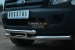 Ford Ranger 2012 Защита переднего бампера d76 (секции) d63 (дуга) с декор элементами  FRZ-001302